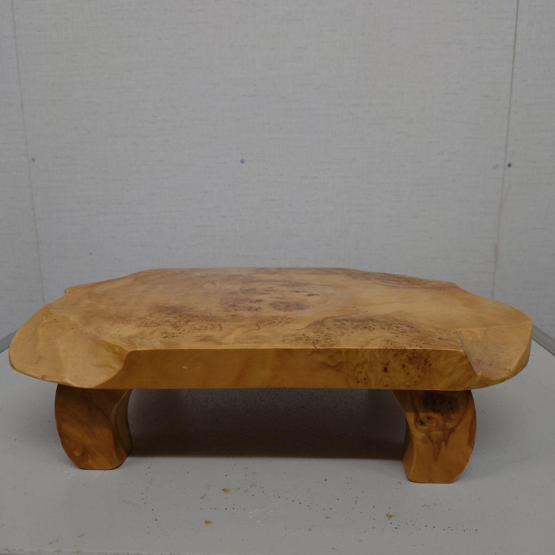 木製バール模様皿 約30cm