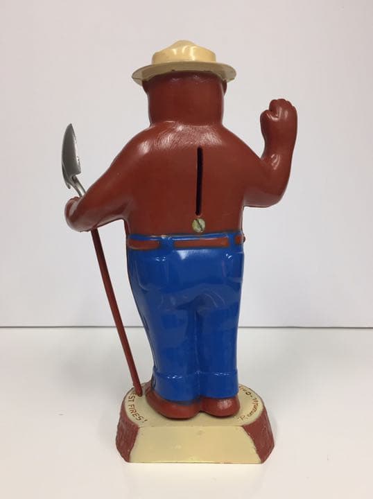 箱付きSMOKEY BEAR スモーキーベア 貯金箱