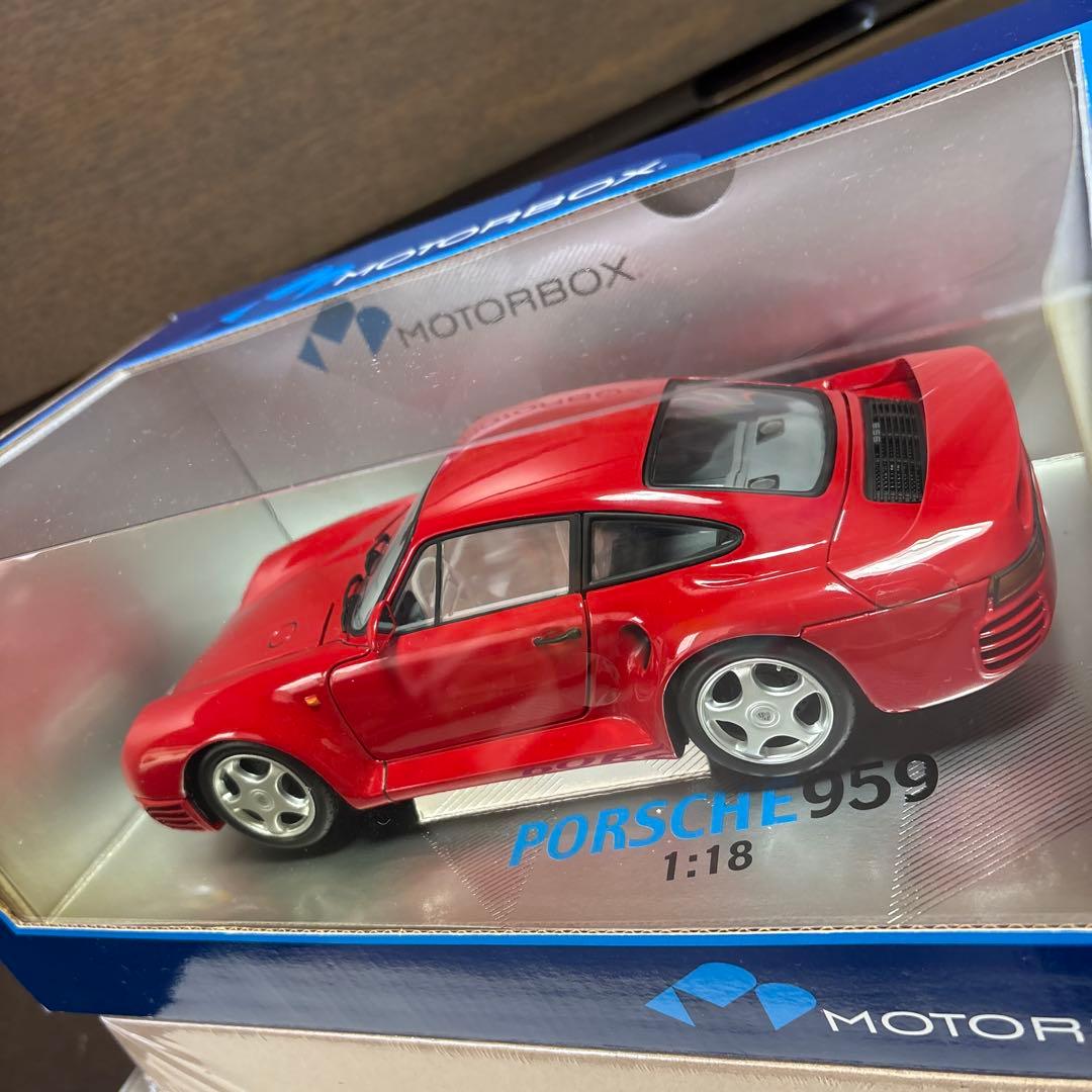 京商　モーターボックス　ポルシェ959 1/18 未開封