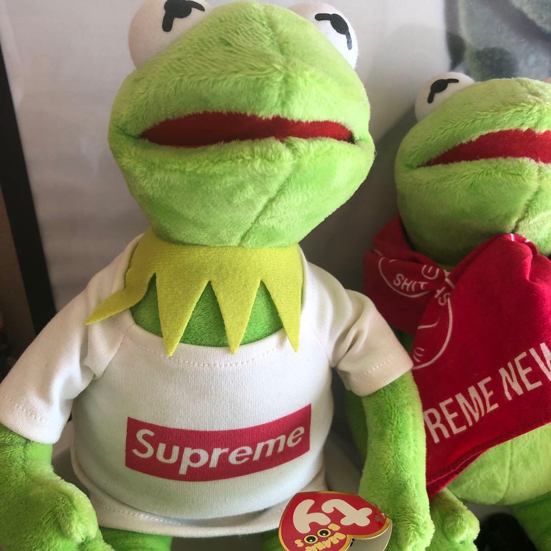 Supreme♡Kermit コラボ カーミットぬいぐるみ キャラクターレア