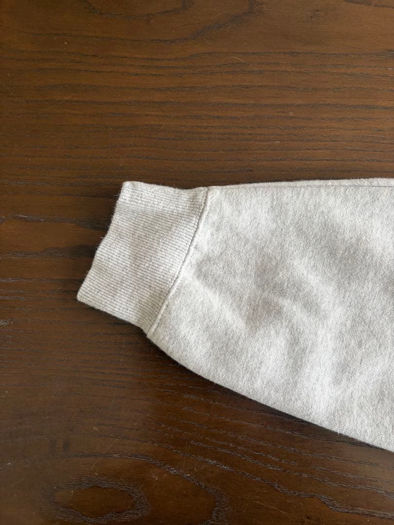 stussy パイルアーチロゴ　パーカー　グレー