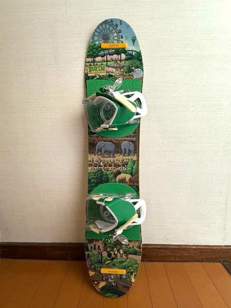 Burton キッズスノーボード3点セット ボード90㎝　ブーツ18.5㎝