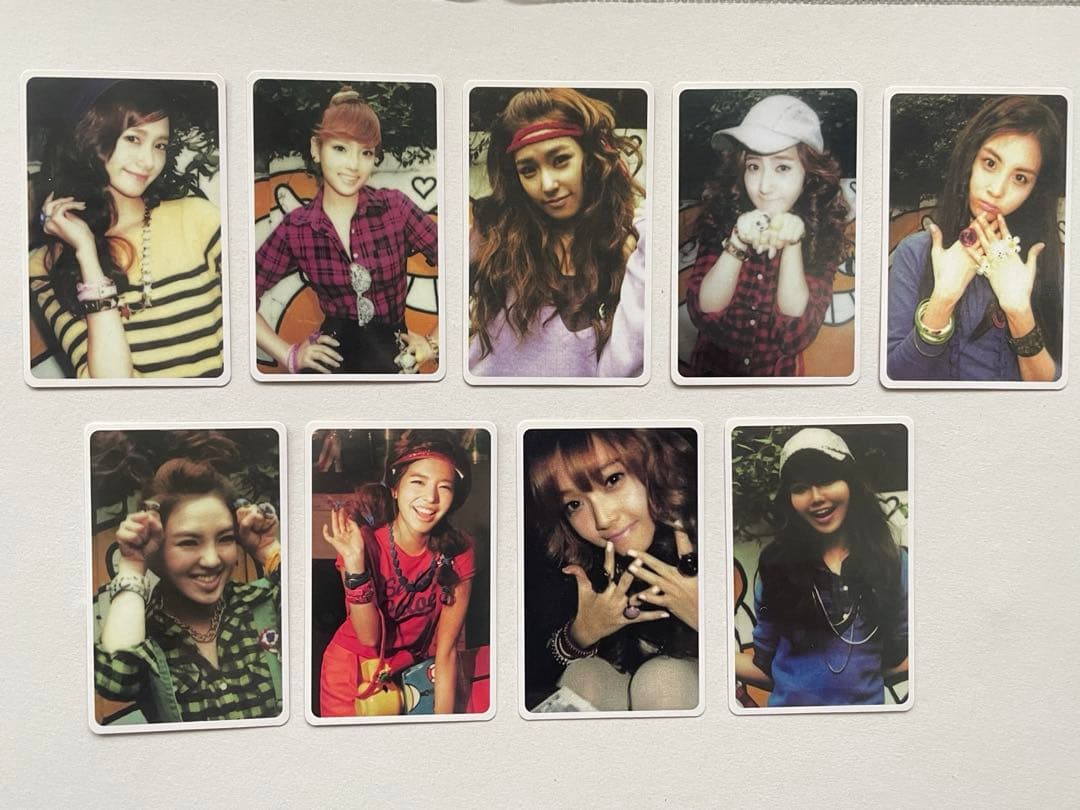 少女時代 Oh! 白枠 トレカセット9枚