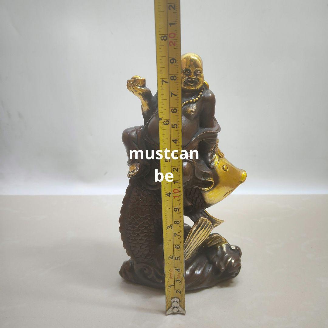 銅製 弥勒仏 笑仏 開運 風水 招財 置物 工芸品 装飾品