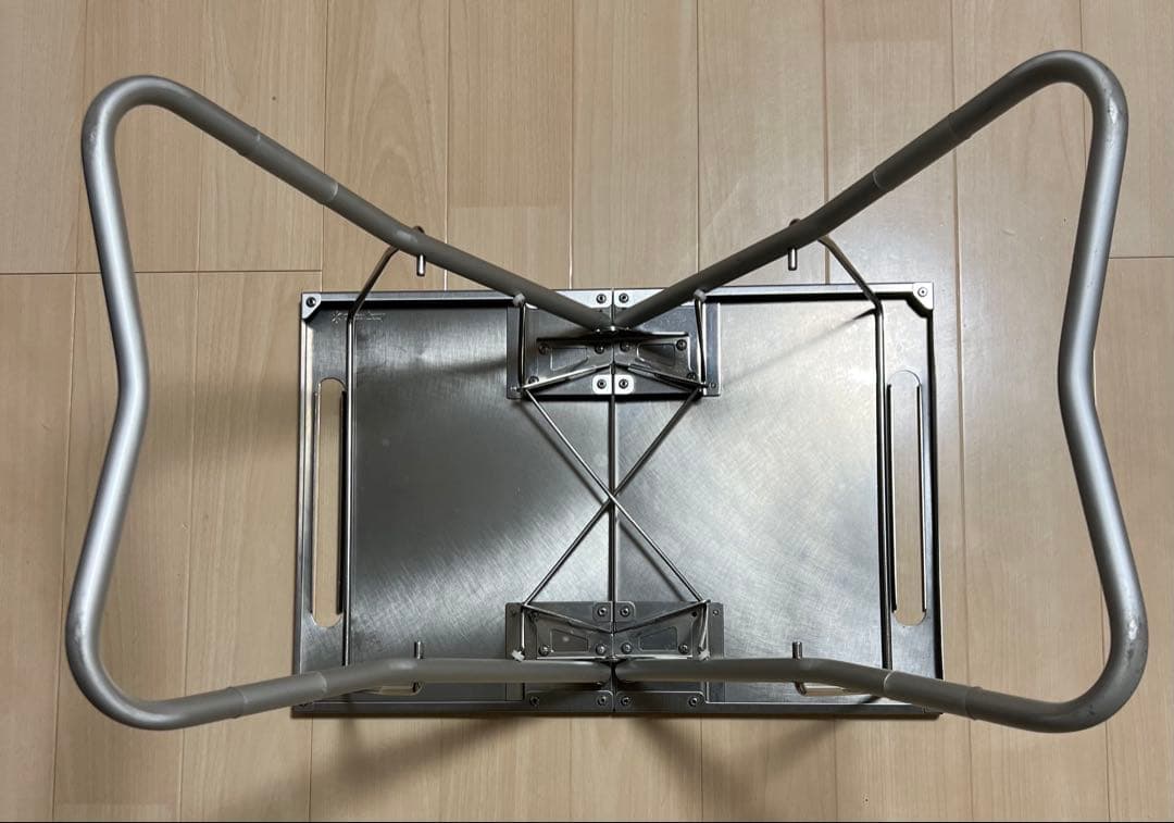  peak TAKIBI Myテーブルとステンレストレー 2点セット