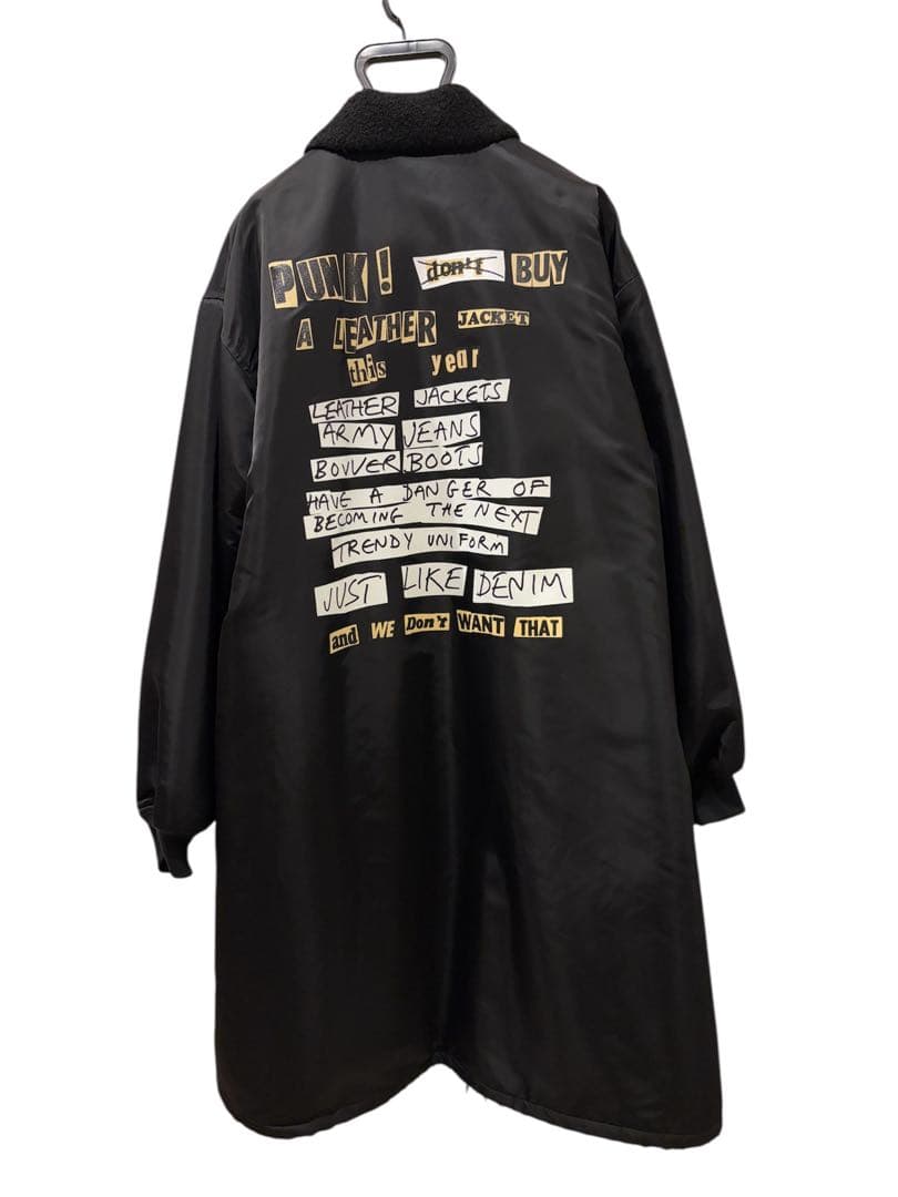 美品　kidill × Jamie Reid NYLON BOA COAT