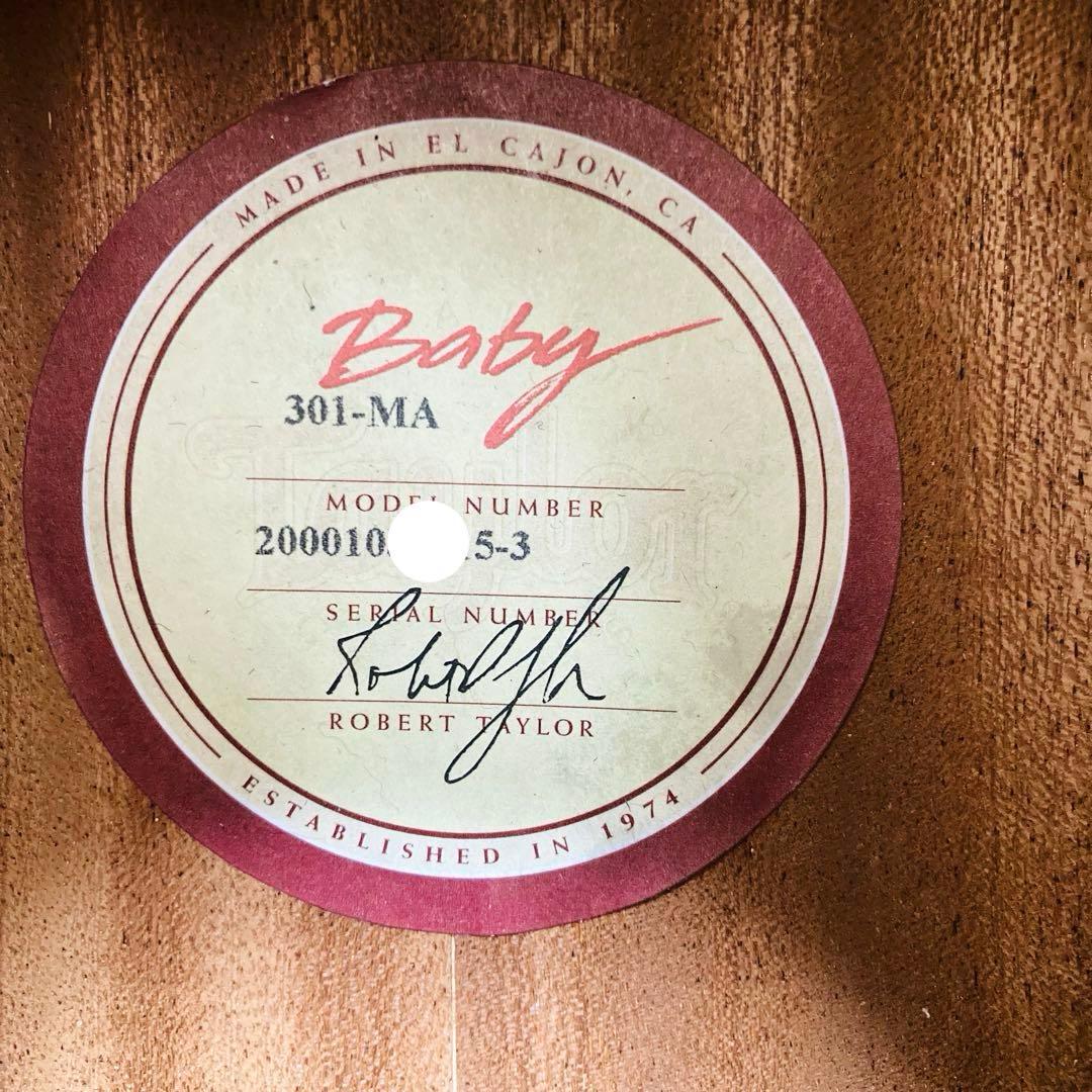 Taylor BABY 301-MA ベビーテイラー USA製 純正ハードケース