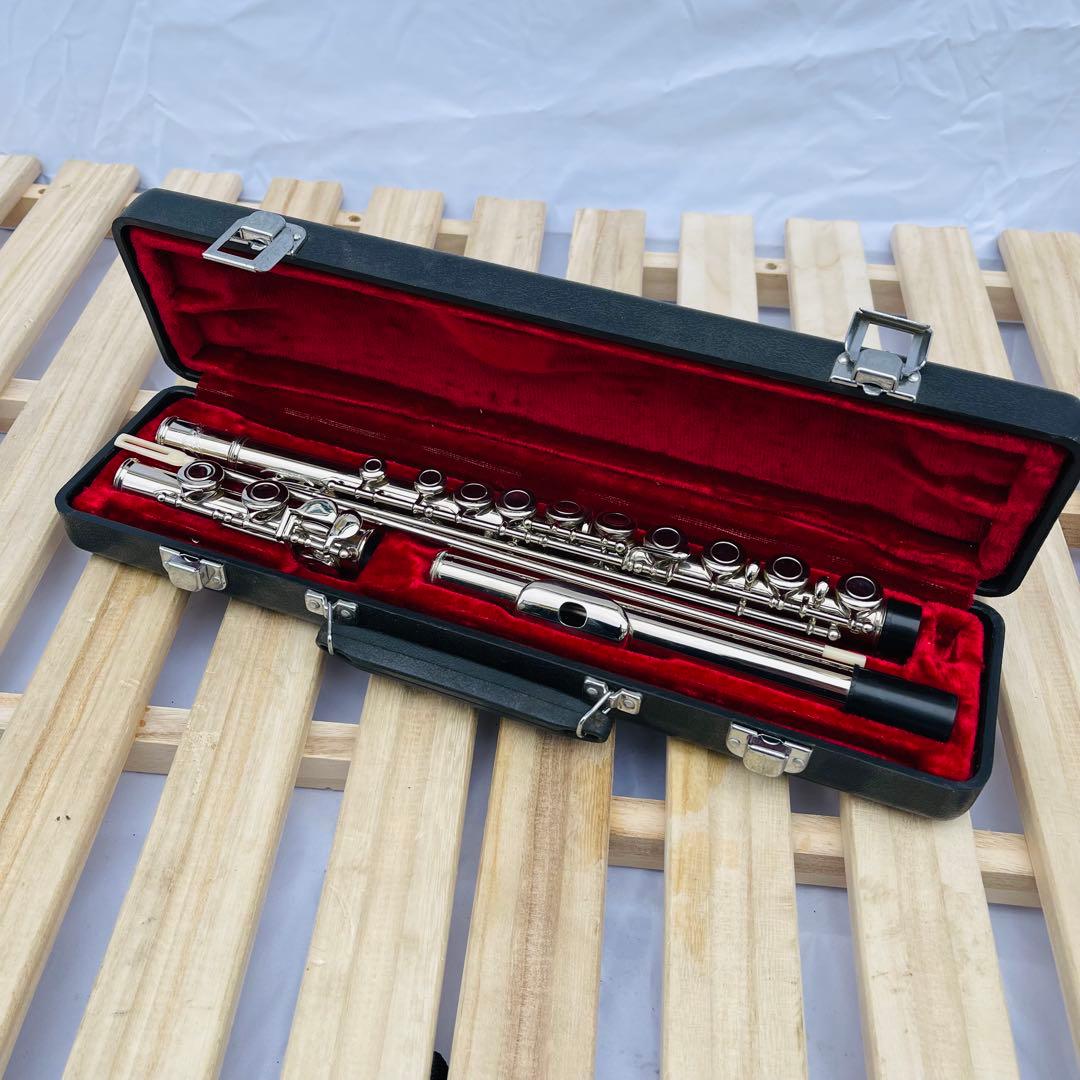 フルート　フルメッキ　美品