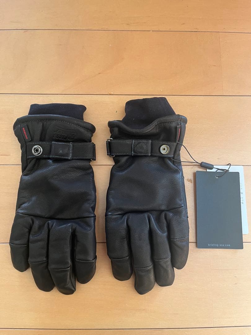 ブリーフィング レザーグローブ BRIEFING×EBS CW GLOVES