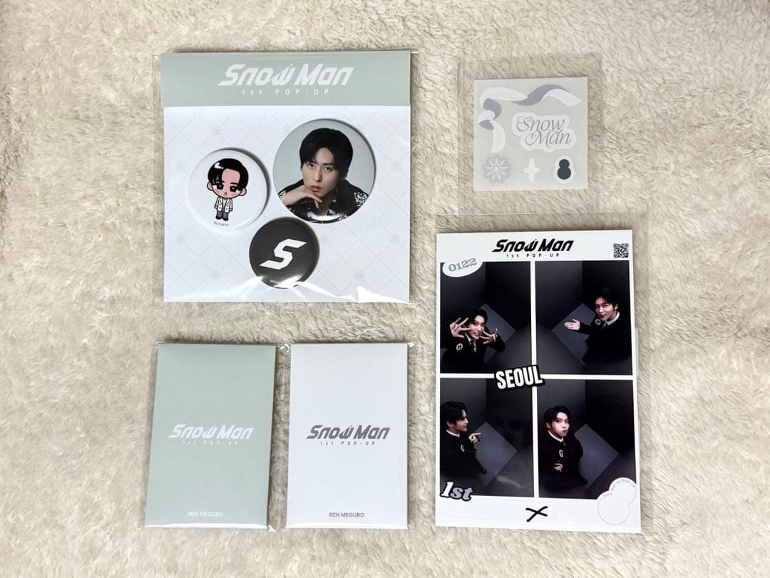 Man ポップアップ ソウル 目黒蓮 5点セット