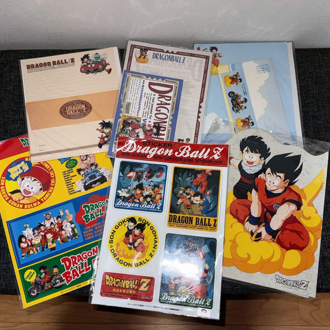 ドラゴンボールZ 孫悟空 孫悟飯 ステッカー レターセット