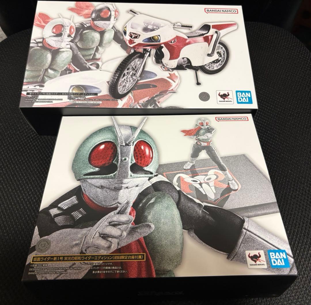 S.H.figuarts 真骨彫製法 仮面ライダー新1号　新サイクロン号