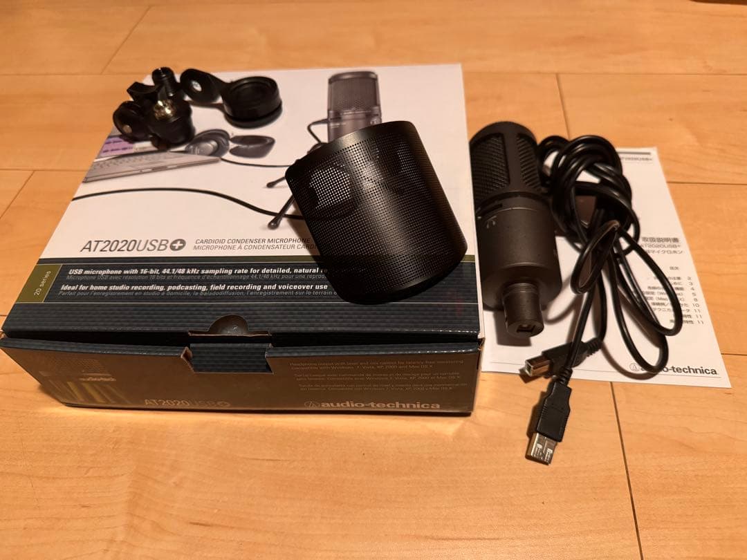 AT2020USB+ カーディオイドコンデンサーマイク
