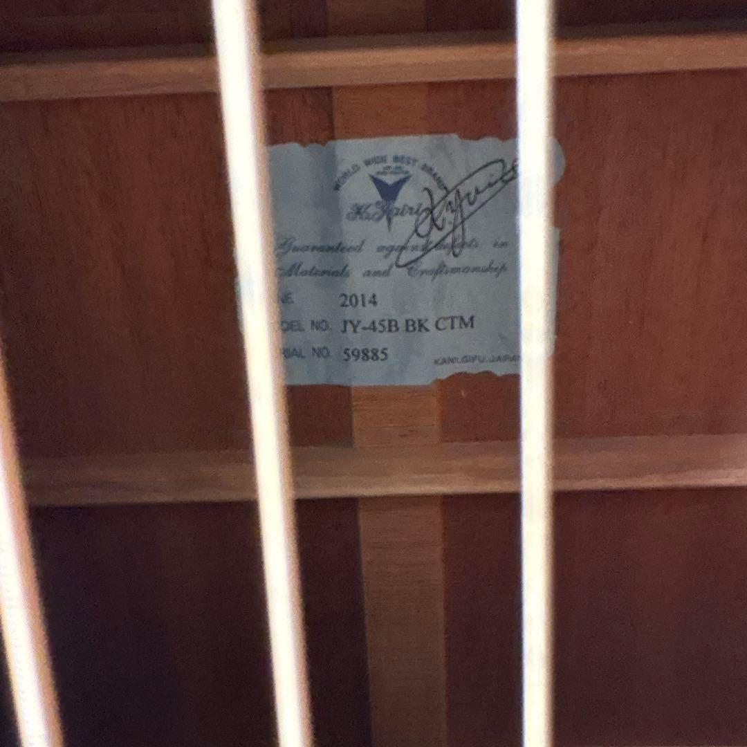 k.yairi JY-45B BK CTM アコースティックギター