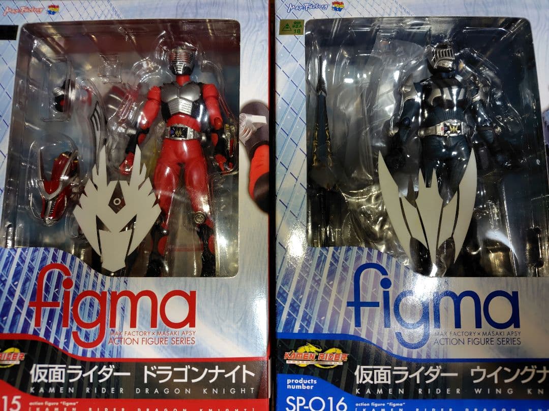 中古figma仮面ライダードラゴンナイト（龍騎）ドラゴンナイト&ウイングナイト