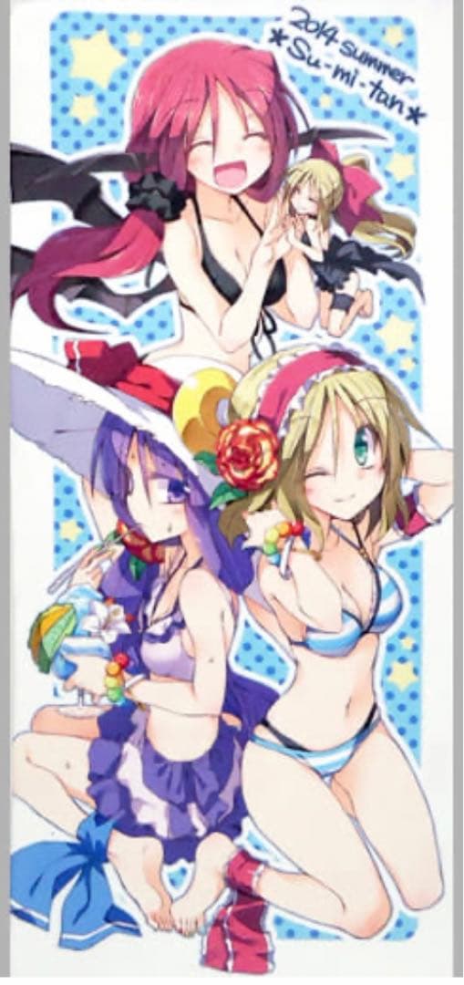 東方project  美少女　水着　超希少　バスタオル　HT35