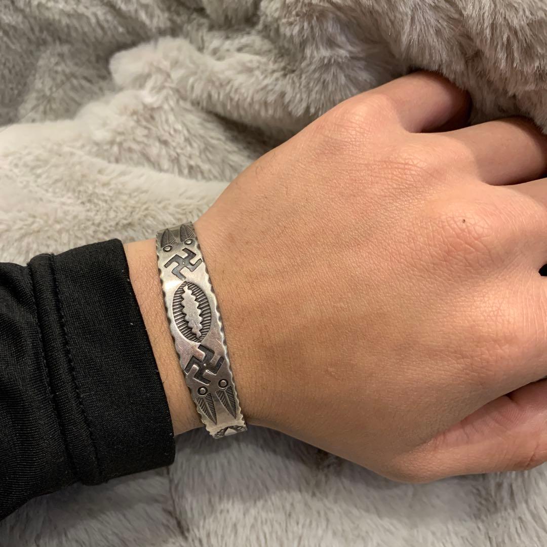 Y*H様 ビンテージナバホ　卍バングル　40´s