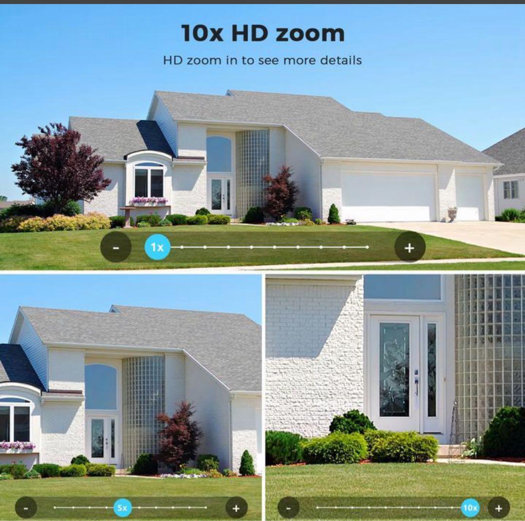 ドラ　2000万画素監視カメラ WiFi防犯カメラ 10xZOOM