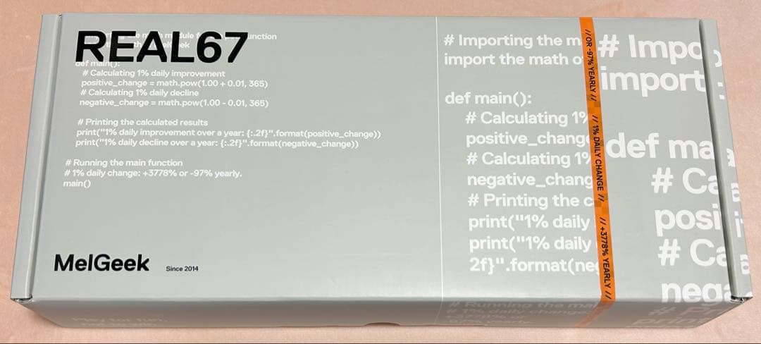 MelGeek REAL67 ラピッドトリガー搭載 ゲーミングキーボード