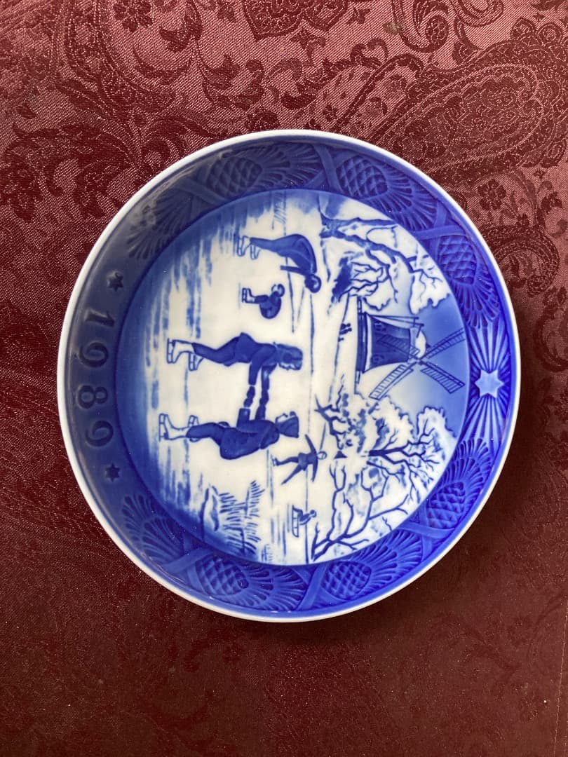 ロイヤルコペンハーゲン 1989年 スケートプレート