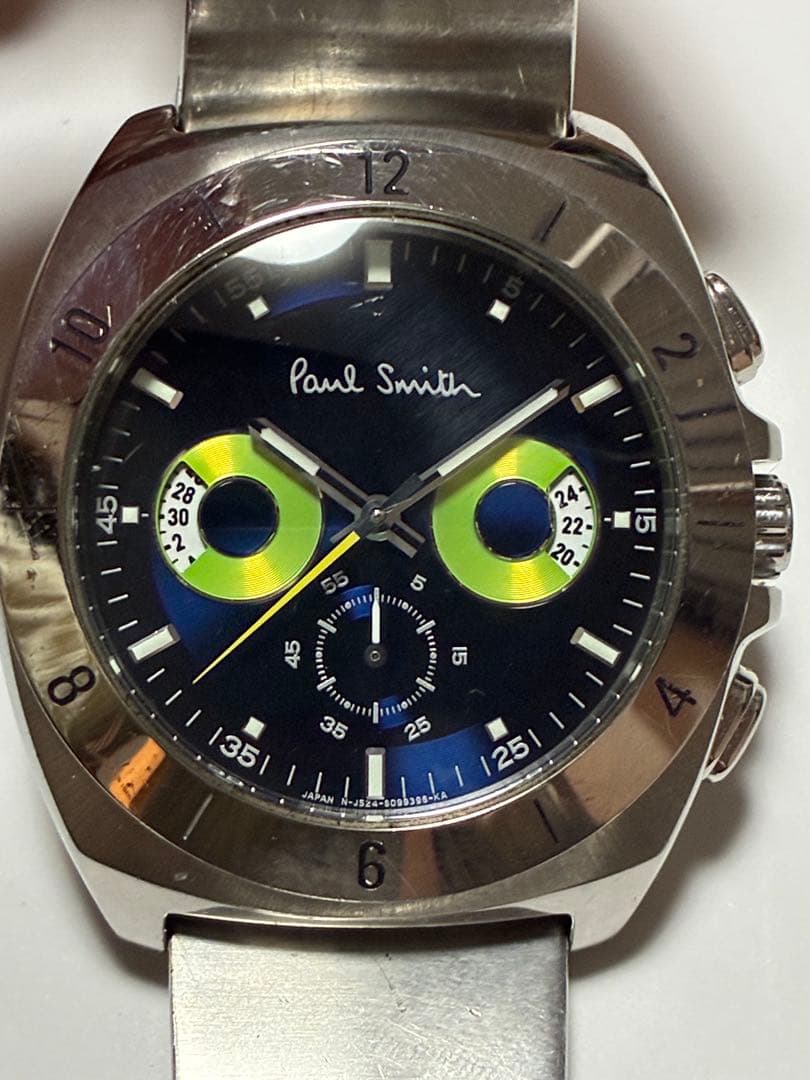 ポールスミス　フクロウ　クロノグラフ　メンズ腕時計
