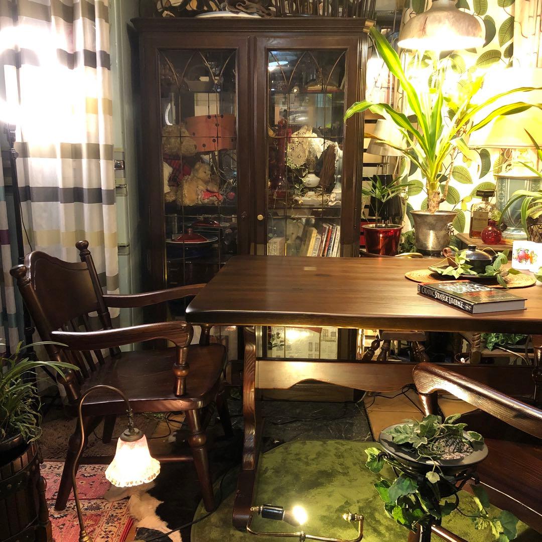 ヴィンテージ 飛騨産業 FRONTIER フロンティア ダイニングテーブル