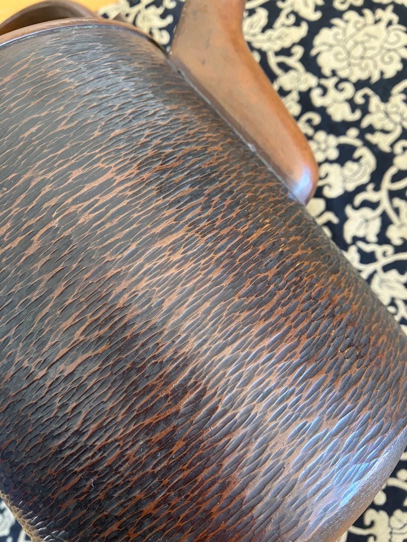 [アンティーク・骨董品] 鋳鉄製 薬缶　ダークブラウン