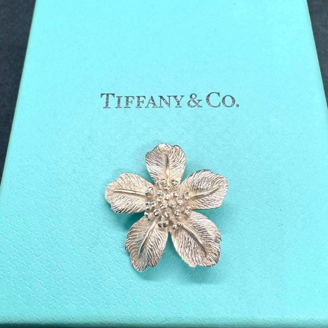 ティファニー フラワー モチーフ ブローチ SV925 シルバー