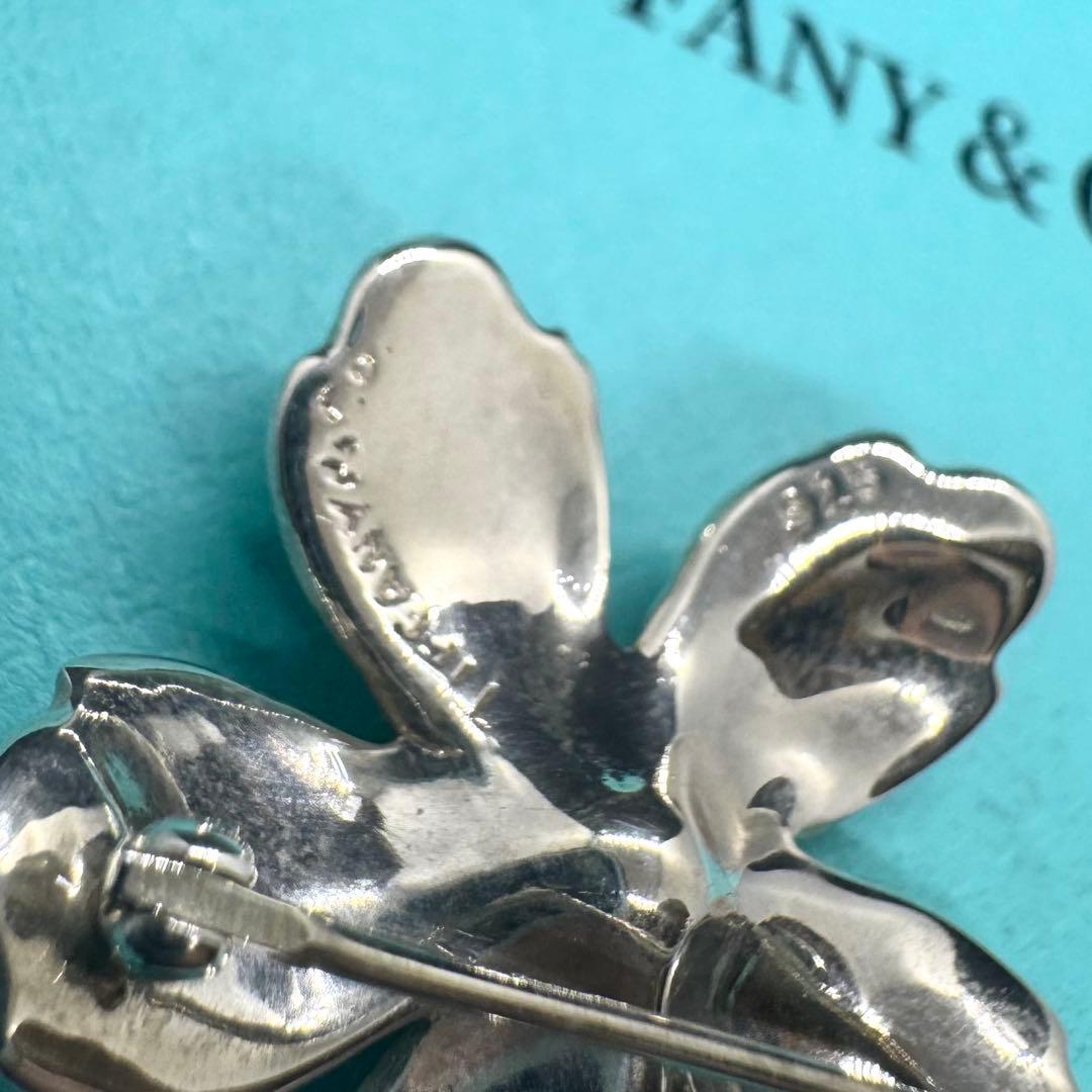 ティファニー フラワー モチーフ ブローチ SV925 シルバー