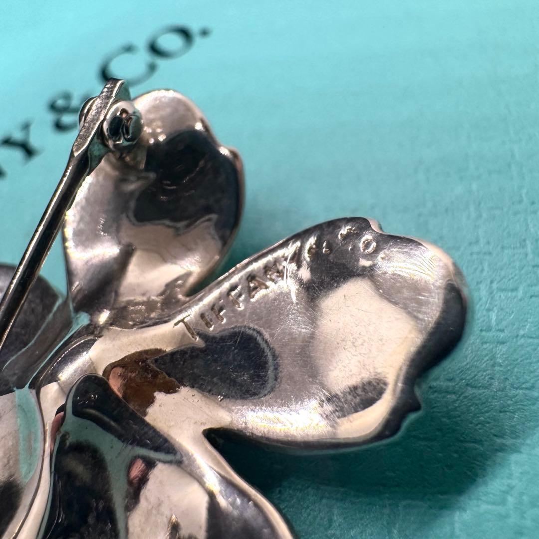 ティファニー フラワー モチーフ ブローチ SV925 シルバー