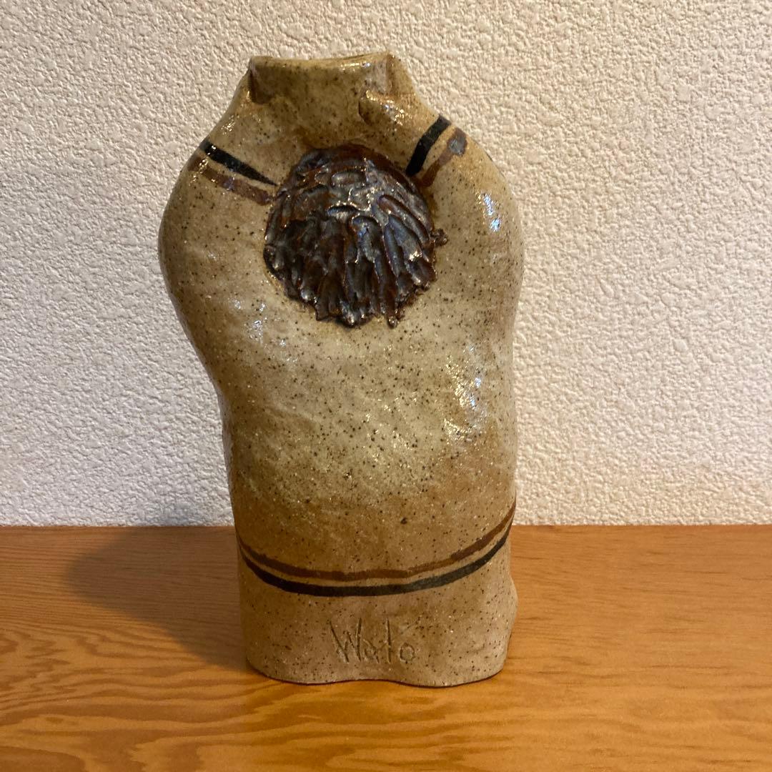 陶人形　阿部和唐　陶芸家　一点物