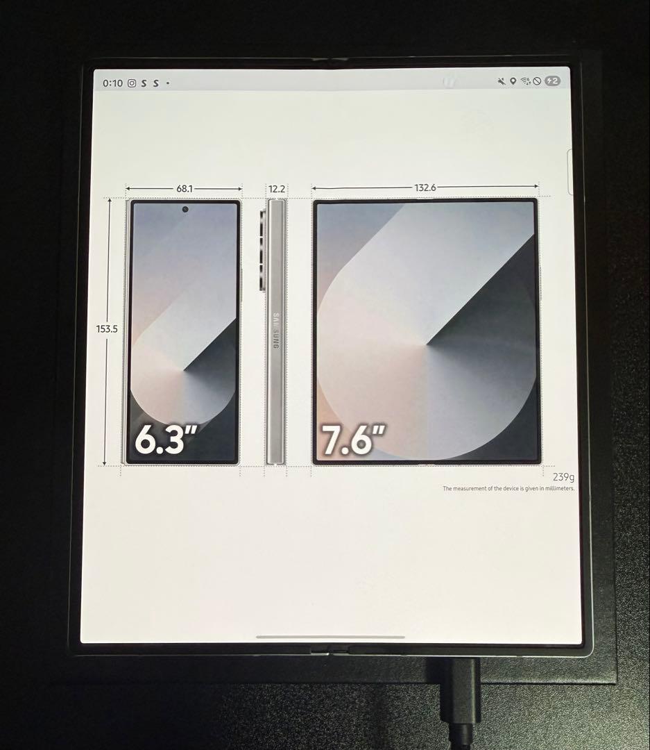 Galaxy Z Fold6 本体