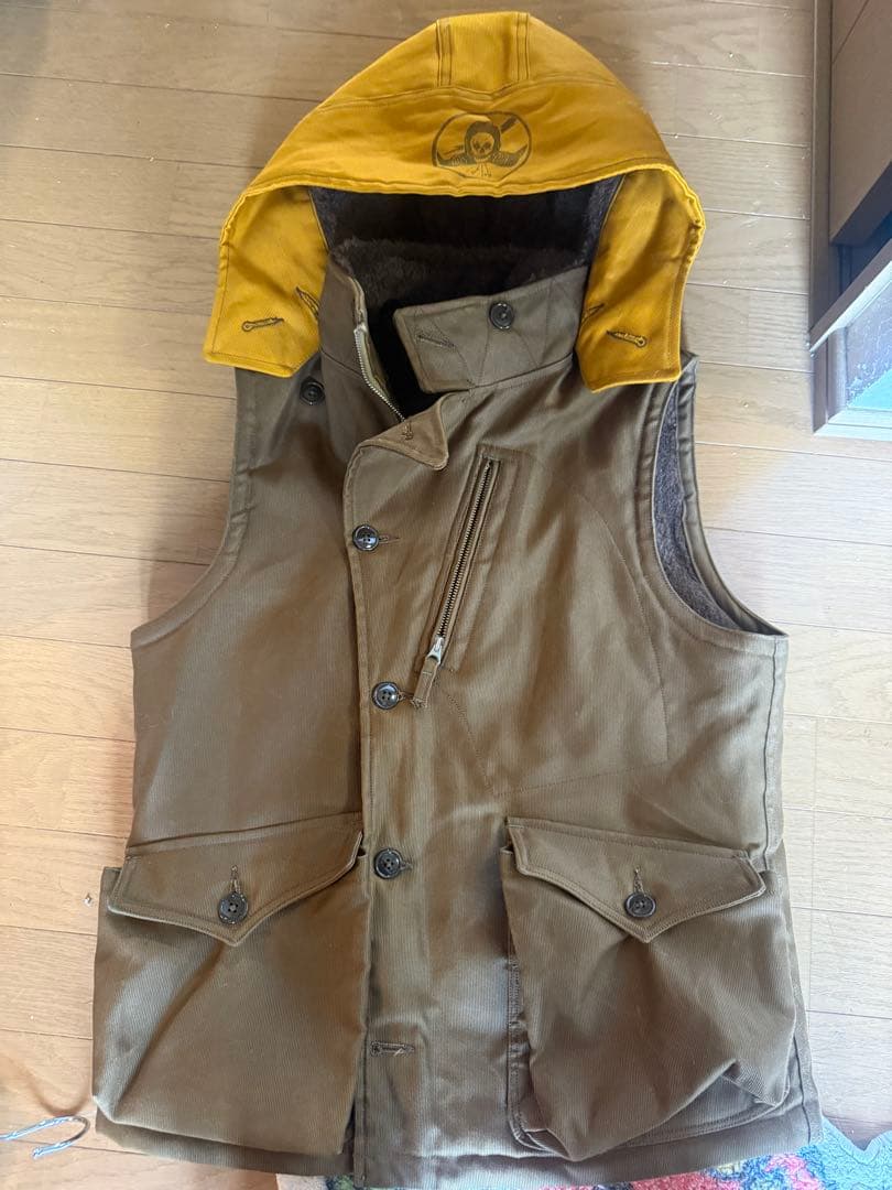 フリーホイーラーズ　ウィンターアヴィエイターズベスト サイズ38 23日まで！