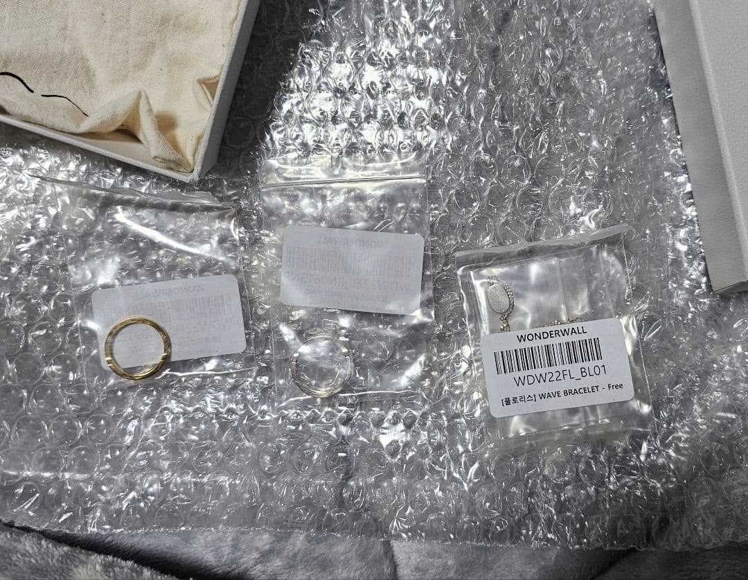 wonderwall ムンビン サナ リング ブレスレット シルバー925