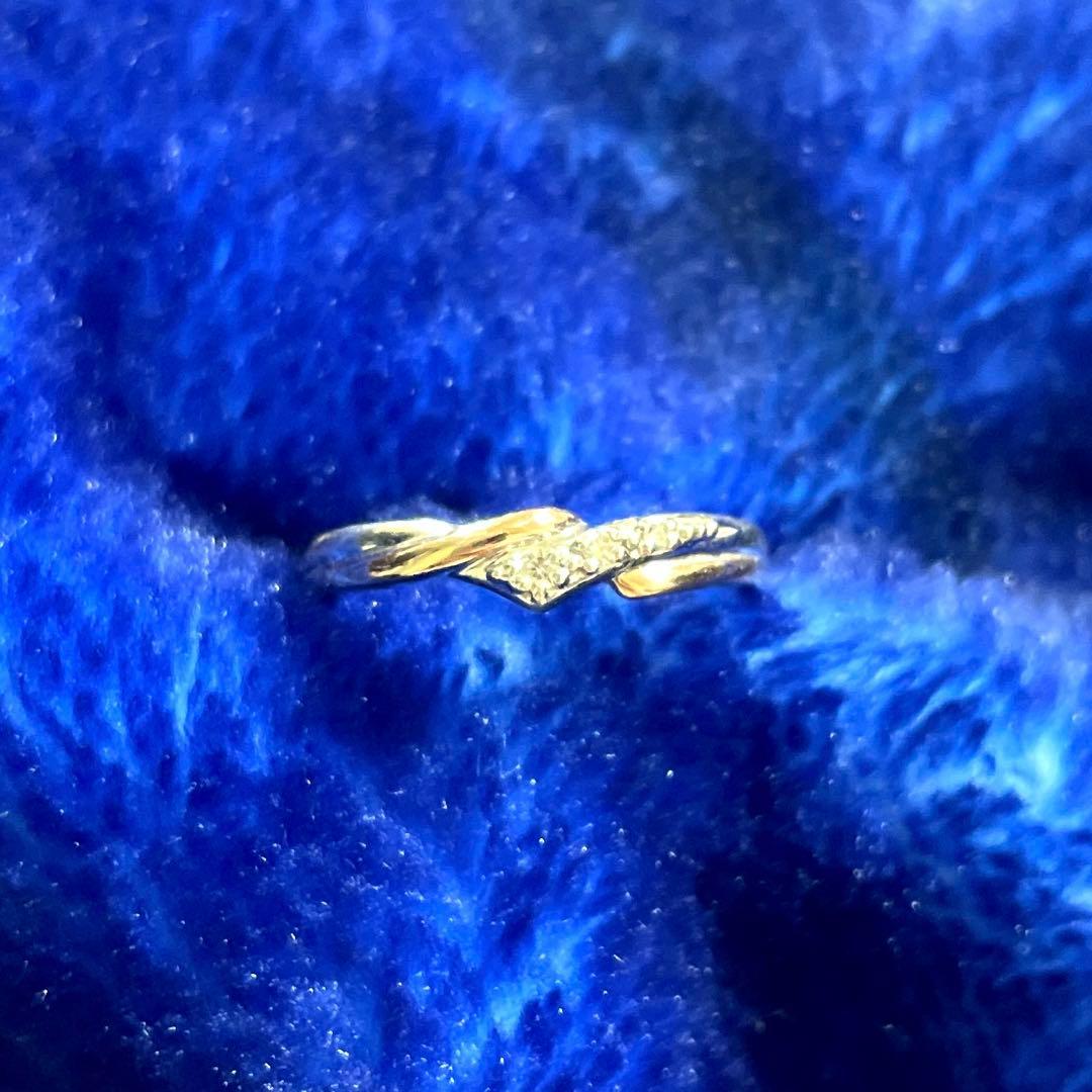 STAR JEWELRY ピンキーリング　K10 D0.02