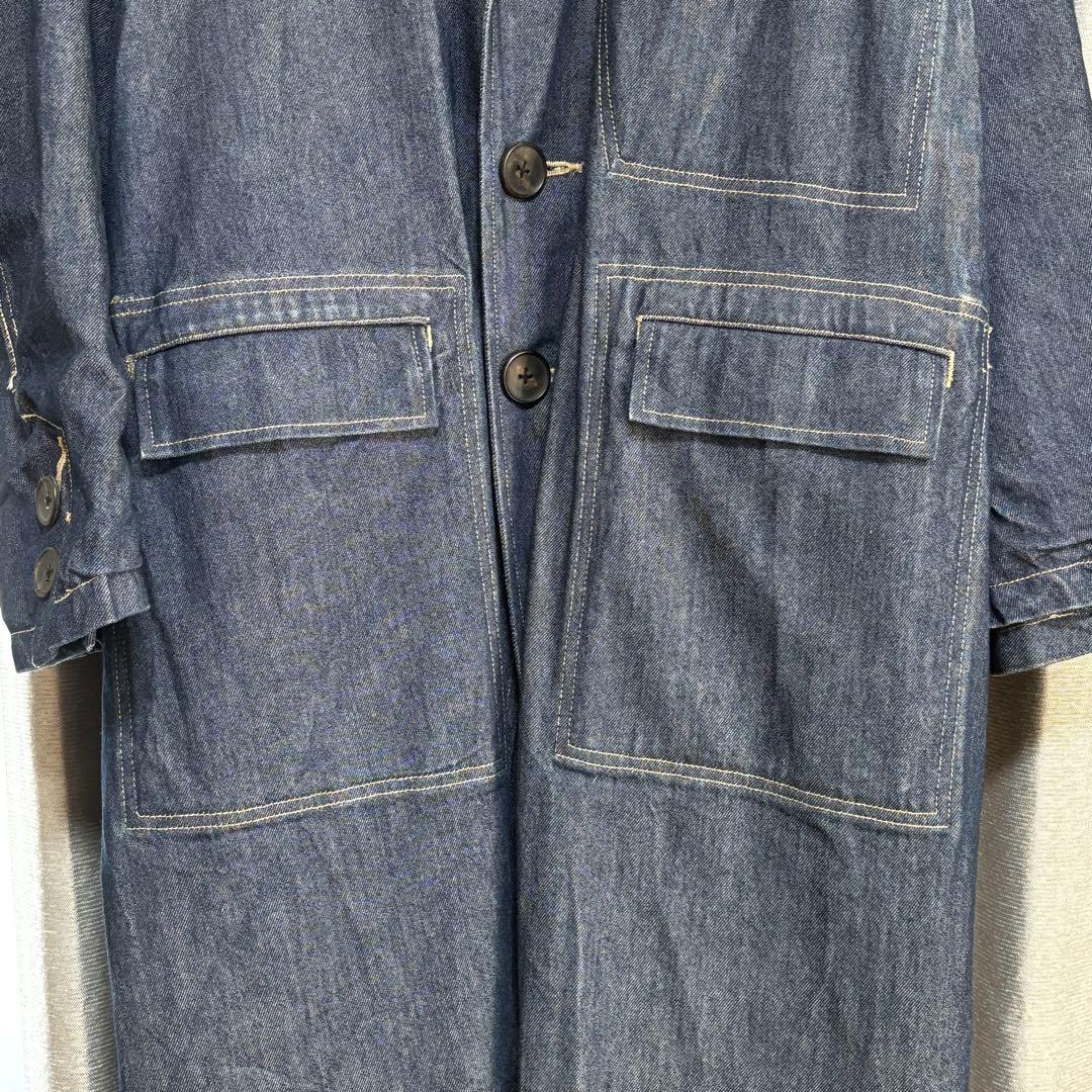 the viridi-anne デニムオーバーコート