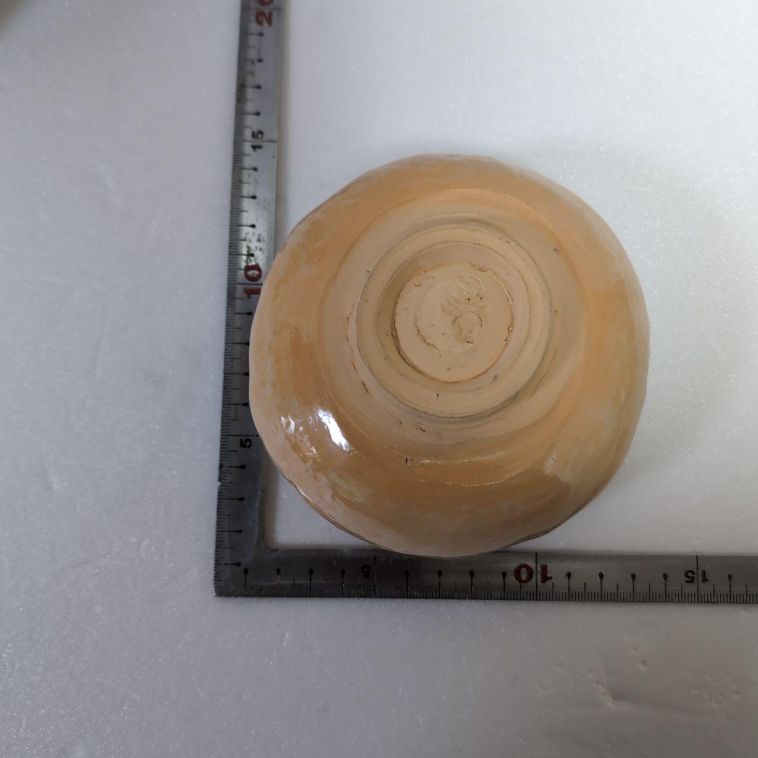 二六焼共箱美品抹茶碗しおり付き珍品佐々木二六蟹水月焼