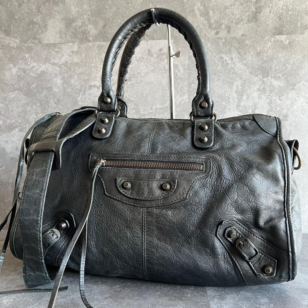 ⭐️BALENCIAGA⭐️バレンシアガ ザ・シティ 2way バッグ ブラック