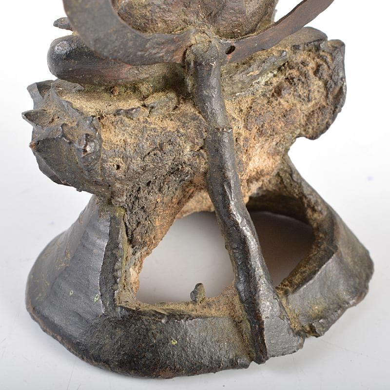 仏教美術　古銅　如意輪観音　仏像　置物　F　R5317