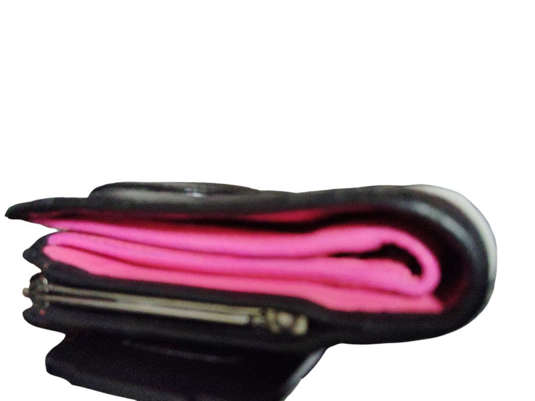 シャネル CHANEL 二つ折り財布 カンボンライン ココマーク がま口　牛革