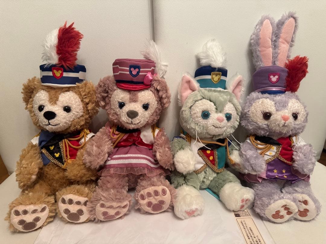 再値下げ　ダッフィー フレンズ　ハッピーマーチングファンぬいぐるみSS 35周年