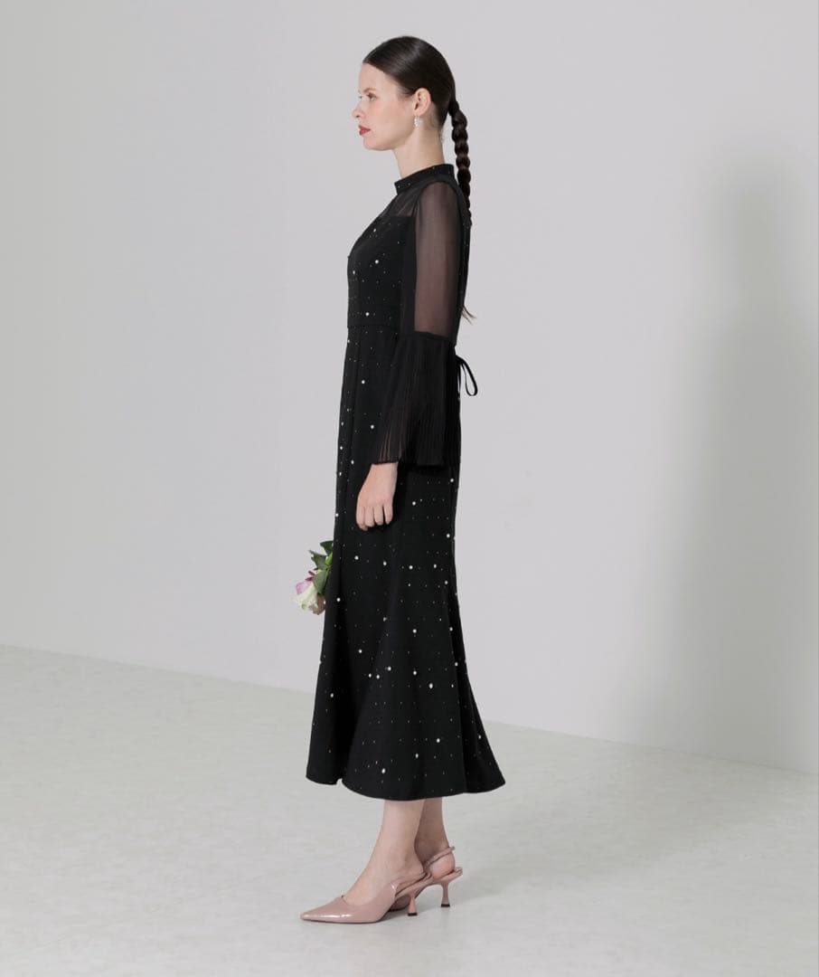 Leja ♡ パールビジュー付ワンピースドレス 結婚式