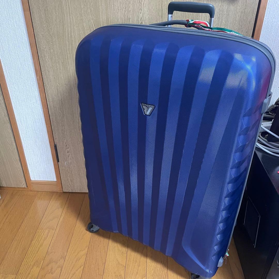 RONCATO ロンカート ネイビー スーツケースUNO ZIP 85L 大容量