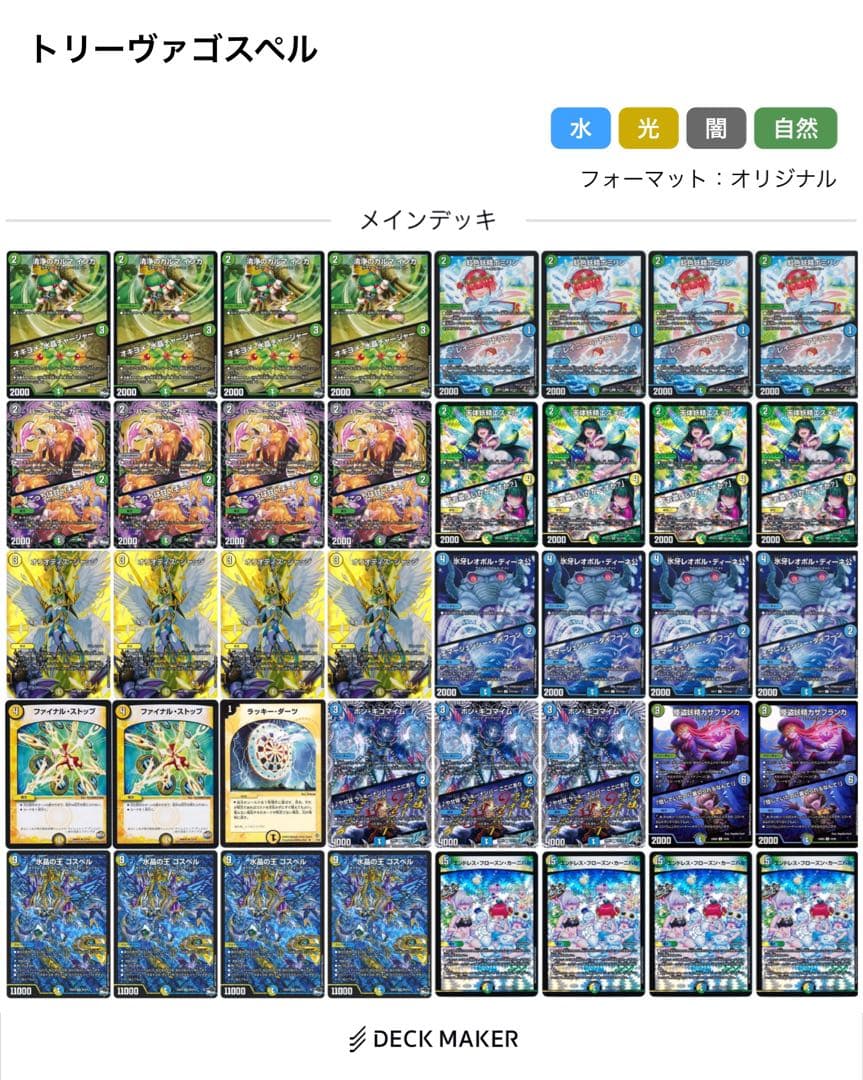 トリーヴァゴスペル デッキ