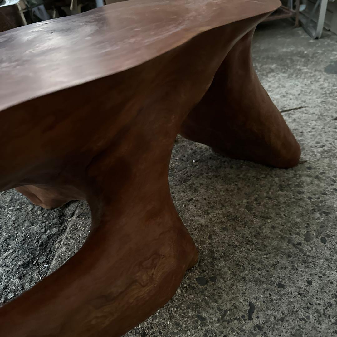 瞬間的お値下げ❣️無垢材 自然形状 木の花台