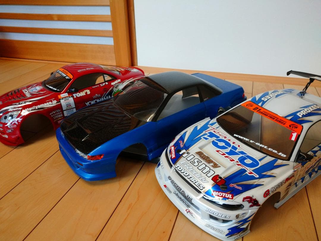 1/10ドリフト ラジコン ヨコモ　ボディ　3点セット