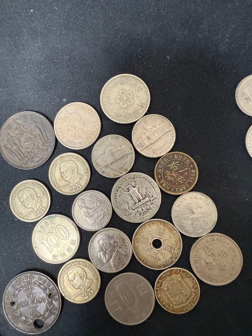 旧貨幣コレクション 約70枚　海外硬貨