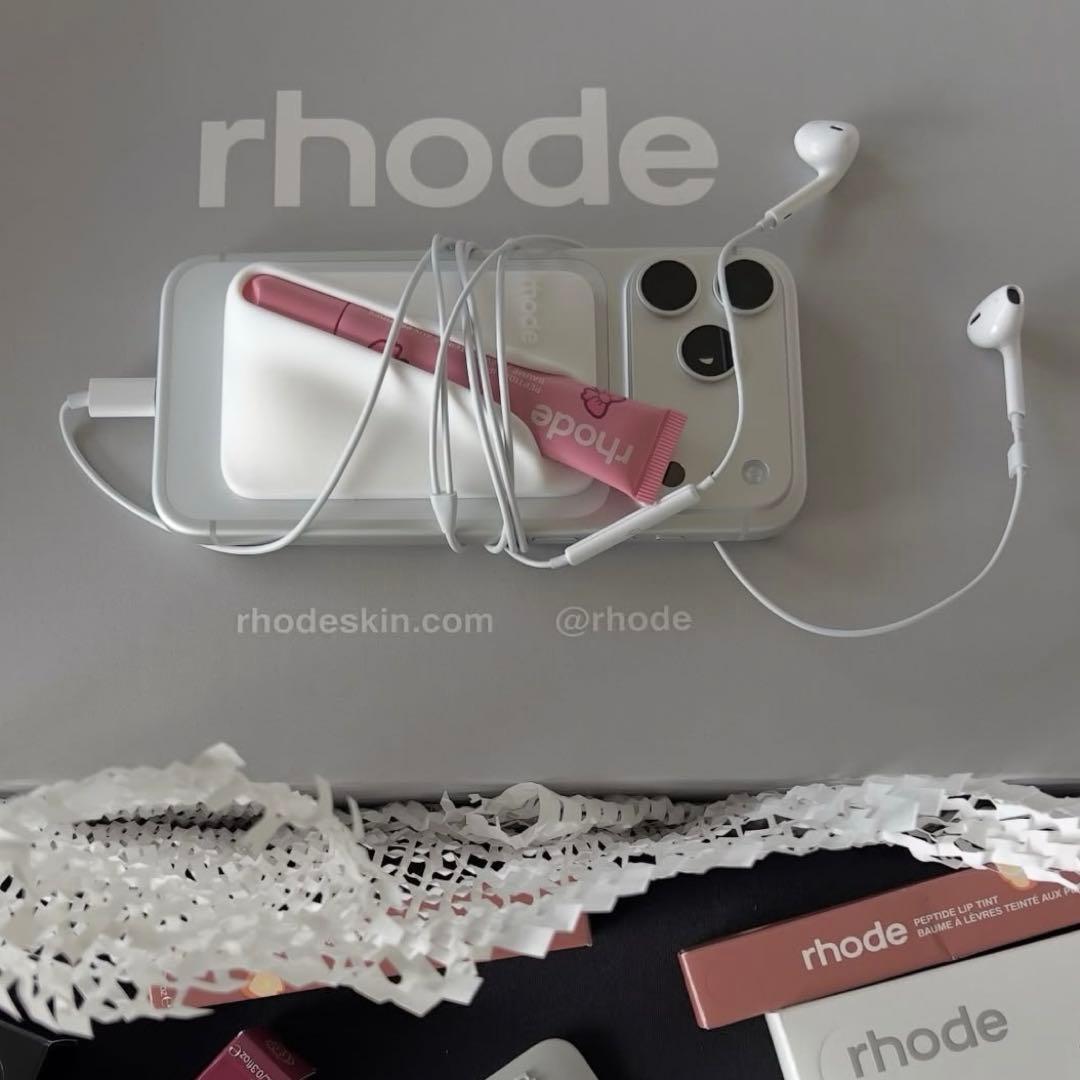 【新品未使用】rhode MagSafe lip case ホワイト　ケースのみ