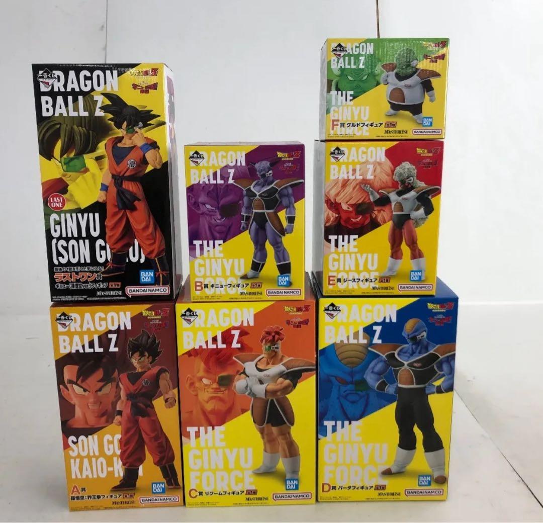 ドラゴンボール　一番くじ　ギニュー特戦隊来襲　A.B.C.D.E.F.ラストワン
