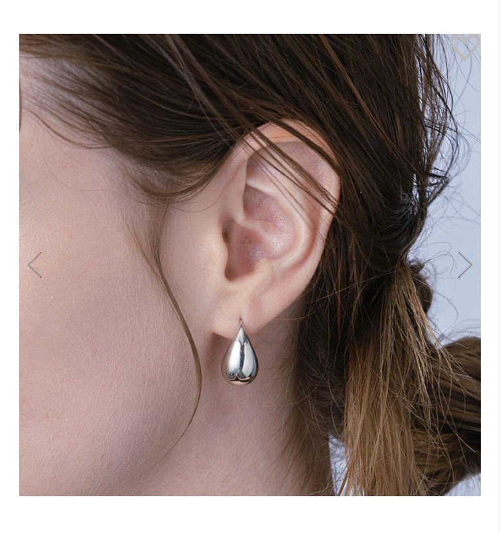 STAR JEWELRY SV925 ピアスPUFFY DROP